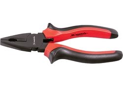 Плоскогубцы «Matrix Black Nickel» комбинированные, двухкомпонентные рукоятки, 180 мм