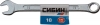 Ключ комбинированный гаечный «СИБИН» белый цинк, 10 мм
