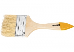 Кисть плоская Slimline 2" натуральная щетина деревянная ручка «SPARTA»